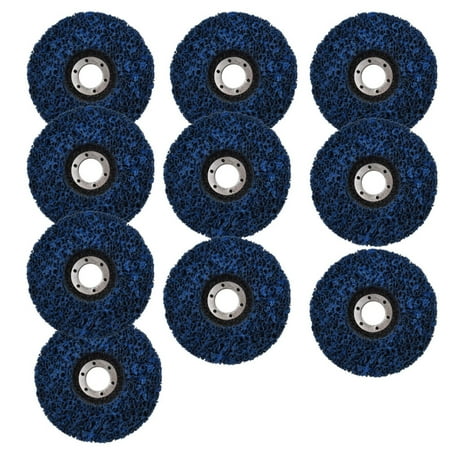 10 Pack 4-1/2 x 7/8 inch Strip Clean Discs Fit For Angle Grinders Removes Rust Strips Paint Cleans Welds
10 Pack 4-1/2 x 7/8 inch Strip Clean Discs Fit For Angle Grinders Removes Rust Strips Paint Cleans Welds