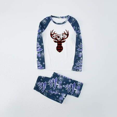 DAETIROS Skin Friendly Parent-child Warm Christmas Set Printed Home Wear Pajamas Two-piece Mom Set Blue
DAETIROS Skin Friendly Parent-child Warm Christmas Set Printed Home Wear Pajamas Two-piece Mom Set Blue