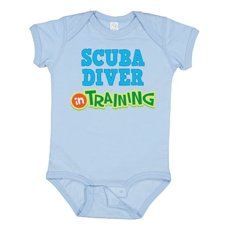 Inktastic Scuba Diver in Training Gift Baby Boy or Baby Girl Bodysuit
