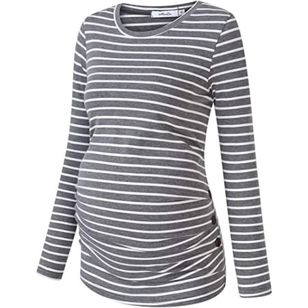 Kitsin Maternity Tops Plus Size Shirts for Women Maternity Nursing Top Side Ruched Casual Blouse Breastfeeding Shirts
Kitsin Maternity Tops Plus Size Shirts for Women Maternity Nursing Top Side Ruched Casual Blouse Breastfeeding Shirts