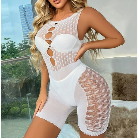 DORKASM Women Lingerie Fishnet Babydoll See Through Sexy Chemise See Through Teddy Lingerie White Free size
DORKASM Women Lingerie Fishnet Babydoll See Through Sexy Chemise See Through Teddy Lingerie White Free size