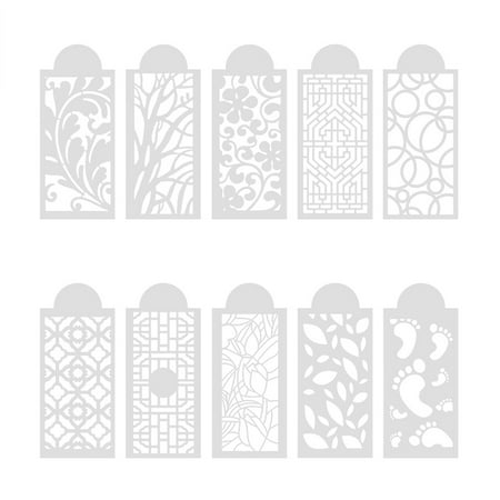 Tmosphere Pack of 10 Wedding Birthday Cake Reusable Foldable Template Pastry Border Mould DIY PET Stencil Bakery Baking Supplies
Tmosphere Pack of 10 Wedding Birthday Cake Reusable Foldable Template Pastry Border Mould DIY PET Stencil Bakery Baking Supplies