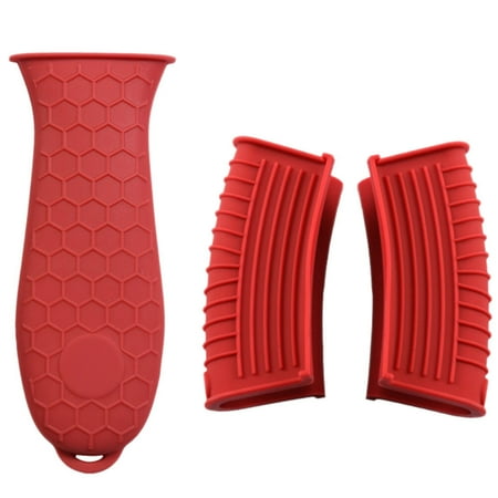 3Pcs Pot Grip Handle Sleeves Set Anti-Scalding Silicone Pot Handle Holder Covers
3Pcs Pot Grip Handle Sleeves Set Anti-Scalding Silicone Pot Handle Holder Covers