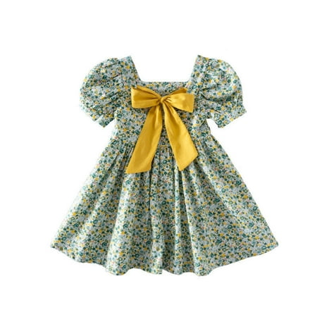 Ttizzay Toddler Girl Casual Summer Dresses Girls Summer Square Neck Bubble Short Sleeve Floral Skirt Dresses
Ttizzay Toddler Girl Casual Summer Dresses Girls Summer Square Neck Bubble Short Sleeve Floral Skirt Dresses
