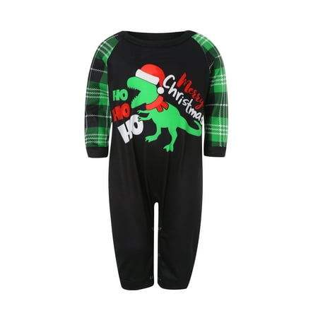Ehfomius Dinosaur Printed Christmas Parent-Child Matching Pajamas Set Long Sleeve Round Neck Tops Plaid Pants Pajama
Ehfomius Dinosaur Printed Christmas Parent-Child Matching Pajamas Set Long Sleeve Round Neck Tops Plaid Pants Pajama