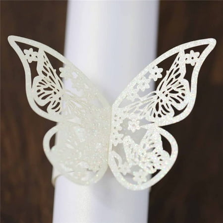Lavandi 100pcs Napkin Rings 3D New Butterfly Paper Weddings Party Serviette Table Decoration Restaur
Lavandi 100pcs Napkin Rings 3D New Butterfly Paper Weddings Party Serviette Table Decoration Restaur