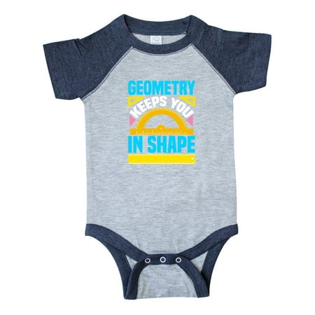 Inktastic Geometry Math Geek Funny School Gift Baby Boy or Baby Girl Bodysuit
