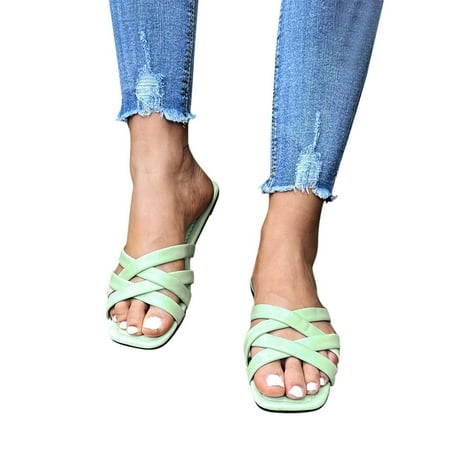 Akiihool Women Slippers Summer Flip Flops for Women Casual Flat Yoga Womens Sandals Ladies Beach Sandals with Indoor & Outdoor (Green 7.5)
Akiihool Women Slippers Summer Flip Flops for Women Casual Flat Yoga Womens Sandals Ladies Beach Sandals with Indoor & Outdoor (Green 7.5)