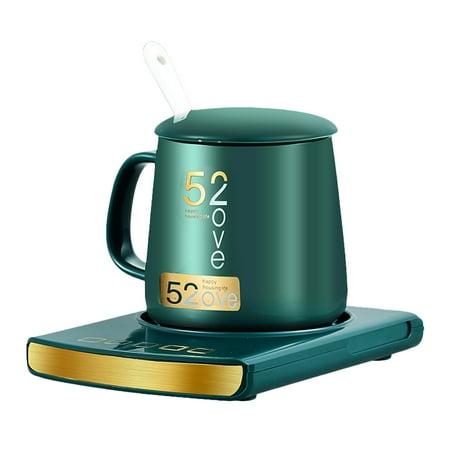 1 Set Practical Heating Cup Coaster Creative Milk Cup Warmer with Cup (Green) 
1 Set Practical Heating Cup Coaster Creative Milk Cup Warmer with Cup (Green)