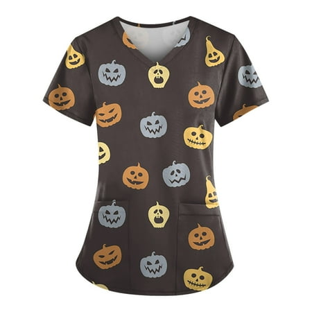 Sksloeg Sksloeg Scrubs Tops Women Stretchy Animal Cat Bat Print Short Sleeve V Neck Loose Cotton Shirts Stretchy V-Neck Scrub Top with Pockets Navy 5XL
Sksloeg Sksloeg Scrubs Tops Women Stretchy Animal Cat Bat Print Short Sleeve V Neck Loose Cotton Shirts Stretchy V-Neck Scrub Top with Pockets Navy 5XL