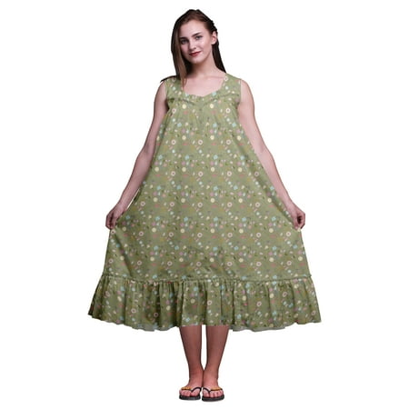 Bimba Dusty Green Floral Artistic Sleeveless Night Gown For Womens Cotton Printed Nightwear Ladies Sleepwear Large
Bimba Dusty Green Floral Artistic Sleeveless Night Gown For Womens Cotton Printed Nightwear Ladies Sleepwear Large