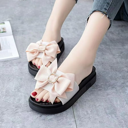 Mishuowoti slipper for women 2023 Women Slippers Beach Slippers Fashionable And Cute Bowknot Thick Soles Flat Comfortable
Mishuowoti slipper for women 2023 Women Slippers Beach Slippers Fashionable And Cute Bowknot Thick Soles Flat Comfortable