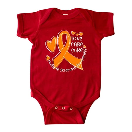 Inktastic Love Care Cure Multiple Sclerosis Awareness Orange Ribbon Gift Baby Boy or Baby Girl Bodysuit
Inktastic Love Care Cure Multiple Sclerosis Awareness Orange Ribbon Gift Baby Boy or Baby Girl Bodysuit