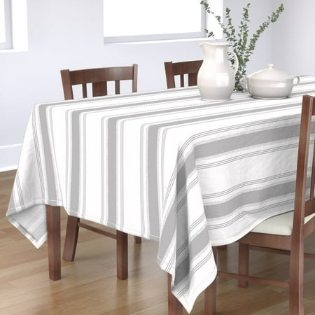 Cotton Sateen Tablecloth 70 x 90 - French Classic Gray White Stripe Decor Print Custom Table Linens by Spoonflower
Cotton Sateen Tablecloth 70 x 90 - French Classic Gray White Stripe Decor Print Custom Table Linens by Spoonflower