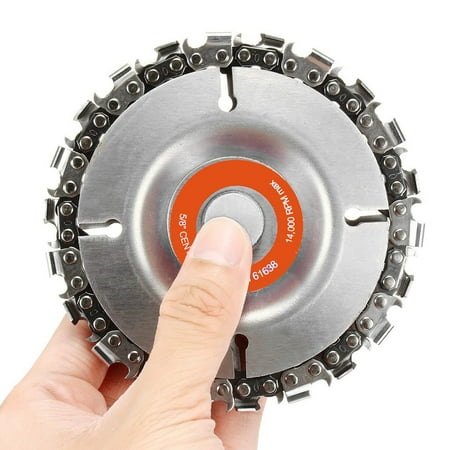 MIARHB Grinder Chain Disc 4 Inch Wood Carving Disc for 100/115mm Angle Grinder 22 Tooth
MIARHB Grinder Chain Disc 4 Inch Wood Carving Disc for 100/115mm Angle Grinder 22 Tooth