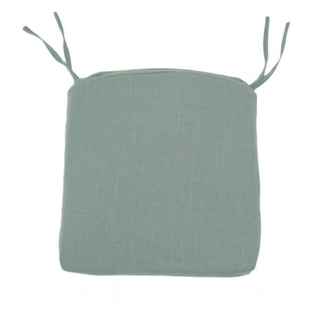 Brite Ideas Living Circa Reversible 17 x 17 Foam Seat Cushion with Ties