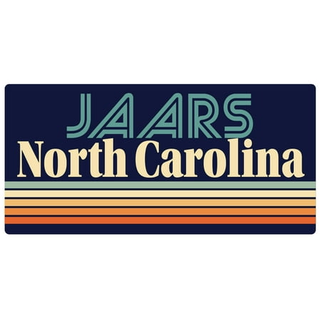 JAARS North Carolina 5 x 2.5-Inch Fridge Magnet Retro Design