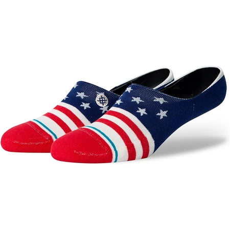 No Show The Fourth St Socks (Medium Red)