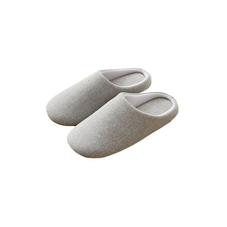 Difumos Mens Home Slipper Slip On House Slippers Closed Toe Bedroom Shoes Casual Comfort Indoor Shoe Breathable Linen Gray 5.5-6
Difumos Mens Home Slipper Slip On House Slippers Closed Toe Bedroom Shoes Casual Comfort Indoor Shoe Breathable Linen Gray 5.5-6