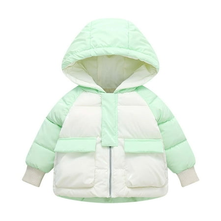 Dadaria Toddler Winter Coat 1-7 Years Autumn Winter Baby Boys Girls Contrast Color Hooded Cotton Jacket Green 5-6 Years Toddler
Dadaria Toddler Winter Coat 1-7 Years Autumn Winter Baby Boys Girls Contrast Color Hooded Cotton Jacket Green 5-6 Years Toddler
