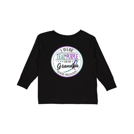 Inktastic Suicide Prevention- I Wear Teal and Purple for My Grandpa Boys or Girls Long Sleeve Toddler T-Shirt
Inktastic Suicide Prevention- I Wear Teal and Purple for My Grandpa Boys or Girls Long Sleeve Toddler T-Shirt