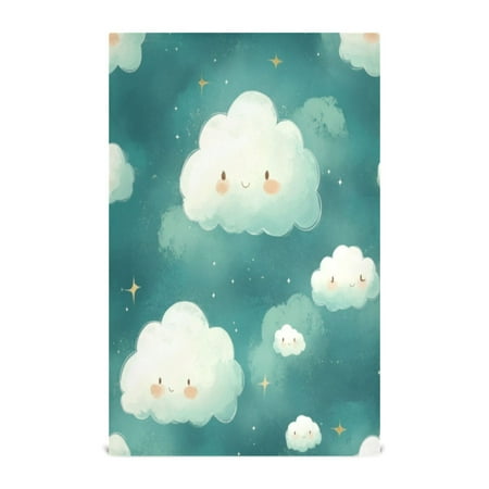 Kitchen Towel 28x18 Inches x1,Plate Towel Decorative Towel Napkin Tea Towel Tea Towels For Kitchen Dish Cloths & Dish Towels Cartoon Green Smile Cloud
Kitchen Towel 28x18 Inches x1,Plate Towel Decorative Towel Napkin Tea Towel Tea Towels For Kitchen Dish Cloths & Dish Towels Cartoon Green Smile Cloud