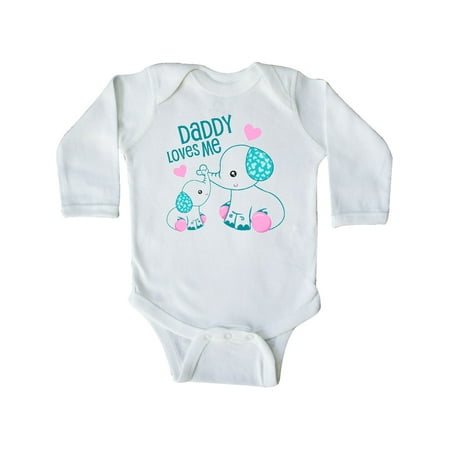 Inktastic Daddy Loves Me-cute elephants Gift Baby Boy or Baby Girl Long Sleeve Bodysuit
Inktastic Daddy Loves Me-cute elephants Gift Baby Boy or Baby Girl Long Sleeve Bodysuit