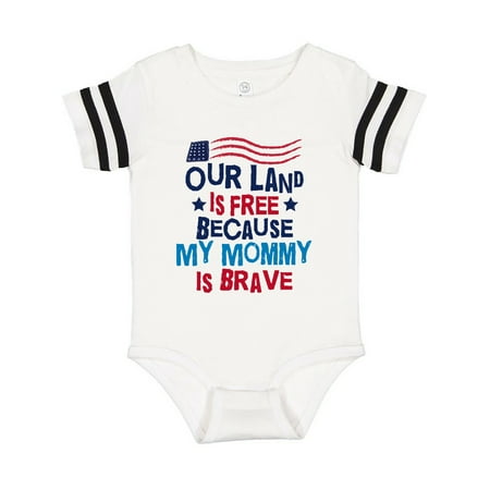 Inktastic Military Land is Free Mommy is Brave Gift Baby Boy or Baby Girl Bodysuit
Inktastic Military Land is Free Mommy is Brave Gift Baby Boy or Baby Girl Bodysuit