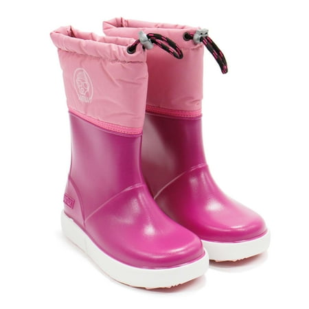 Boatilus Toddlers Penguy B Welly Boots Fucsia Pink 10 M US