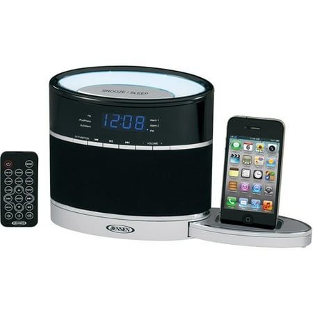Jensen Docking Digital Music System for iPod and iPhone with Night Light