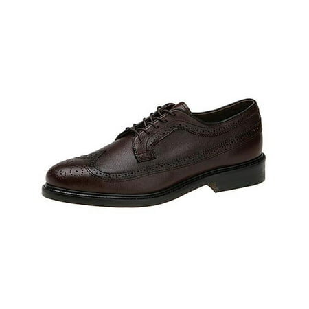 Executive Imperials Mens Leather Lace-Up Wingtip Brogues