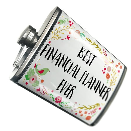NEONBLOND Flask Happy Floral Border Financial Planner