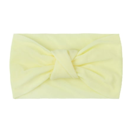AIMAOMI Kids Girls Baby Solid Headband Hair Band Knotted Accessories Headwears H