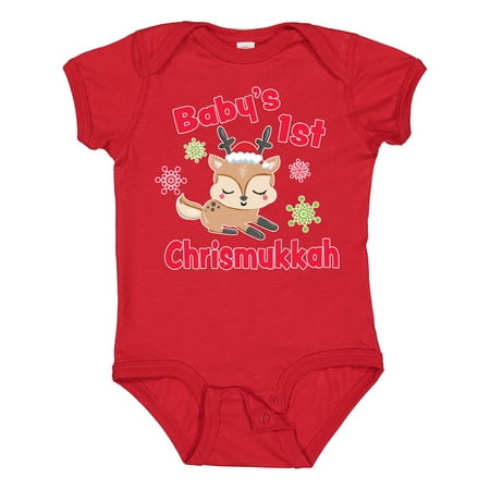 Inktastic Baby s 1st Chrismukkah with Cute Reindeer and Snowflakes Gift Baby Boy or Baby Girl Bodysuit
Inktastic Baby s 1st Chrismukkah with Cute Reindeer and Snowflakes Gift Baby Boy or Baby Girl Bodysuit