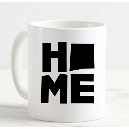 

Coffee Mug Home New Mexico Hometown United States Native White Cup Funny Gifts for work office him her