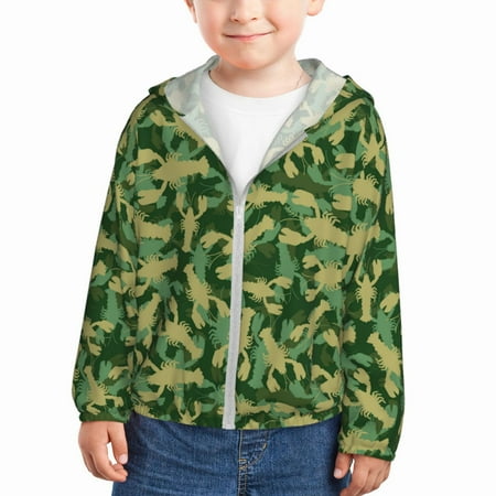 Lukts Crayfish Army Print Children s Long-Sleeved Sun Protection Clothing Hooded Sweatshirts for Boys and Girls Outdoor Sports-5 Years
Lukts Crayfish Army Print Children s Long-Sleeved Sun Protection Clothing Hooded Sweatshirts for Boys and Girls Outdoor Sports-5 Years