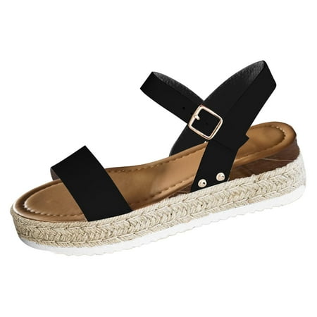 Fesfesfes Womens Sandals Dressy Women s New Spring Summer Slope Heel Round Toe Sandals Fashion Casual Women s Sandals Sandals 9.5(43)
Fesfesfes Womens Sandals Dressy Women s New Spring Summer Slope Heel Round Toe Sandals Fashion Casual Women s Sandals Sandals 9.5(43)