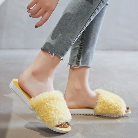 Cathalem Women s Shoes Fashion Cotton Slippers For Outdoor Wear Thick Soled Indoor Slippers Shoes Women Casual Leather Yellow 8.5
Cathalem Women s Shoes Fashion Cotton Slippers For Outdoor Wear Thick Soled Indoor Slippers Shoes Women Casual Leather Yellow 8.5