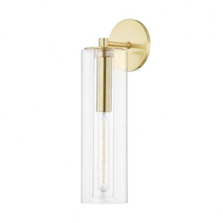 -1 Light Wall Sconce in Modern Style-4.75 inches Wide By 19 inches High-Aged Brass Finish Bailey Street Home 735-Bel-4365989
-1 Light Wall Sconce in Modern Style-4.75 inches Wide By 19 inches High-Aged Brass Finish Bailey Street Home 735-Bel-4365989
