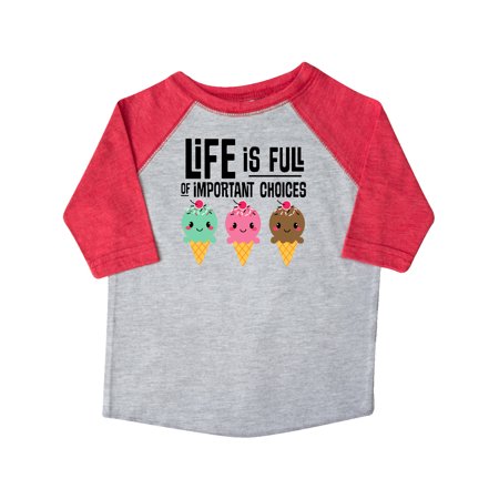 Inktastic Ice Cream Life is Full of Important Choices Gift Toddler Boy or Toddler Girl T-Shirt
Inktastic Ice Cream Life is Full of Important Choices Gift Toddler Boy or Toddler Girl T-Shirt