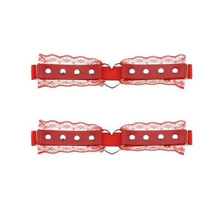Leg Garter for Women 1/2pcs Rivets Lace Adjustable Sexy Trim Decorative Punk Gothic Thigh Ring Heart Garter Leg Loop
Leg Garter for Women 1/2pcs Rivets Lace Adjustable Sexy Trim Decorative Punk Gothic Thigh Ring Heart Garter Leg Loop