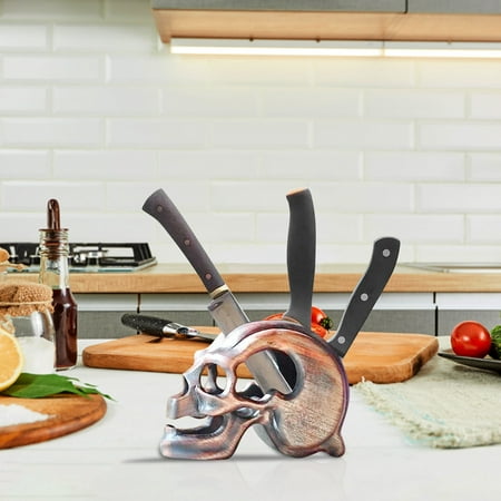HIBRO Skull Knife Stand For Kitchen Knife Kitchen Knife Holder Tool Skull Decoration
HIBRO Skull Knife Stand For Kitchen Knife Kitchen Knife Holder Tool Skull Decoration