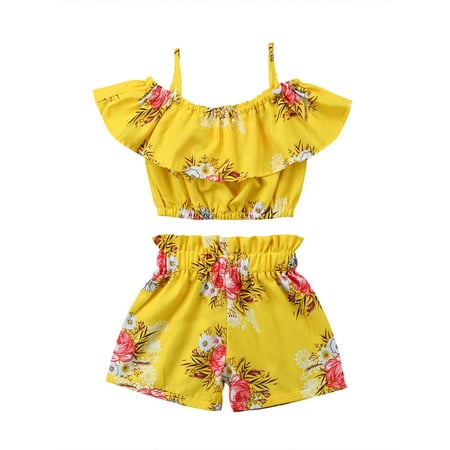 Ma&Baby Toddler Kids Baby Girls Floral Clothes T-shirt Tops+Shorts 2PCS Outfits 2-7 Years
Ma&Baby Toddler Kids Baby Girls Floral Clothes T-shirt Tops+Shorts 2PCS Outfits 2-7 Years