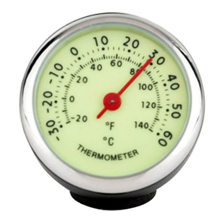 Dasbsug Small Round Thermometer Stick-on Temperature Gauge ℃/ °F Display for Automobile
Dasbsug Small Round Thermometer Stick-on Temperature Gauge ℃/ °F Display for Automobile