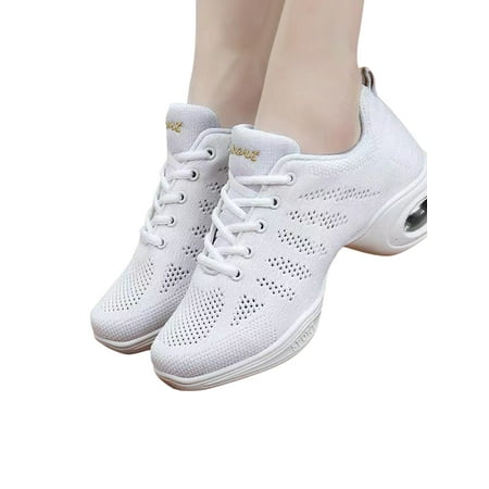 GENILU Women Non-Slip Breathable Modern Shoes Low Top Teaching Lace Up Dance Sneaker Plush Lined White 5.5
GENILU Women Non-Slip Breathable Modern Shoes Low Top Teaching Lace Up Dance Sneaker Plush Lined White 5.5