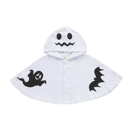 ZHUASHUM Toddler Boys Girls Fancy Party Pumpkin Hooded Robe Kids Hooded Cloak