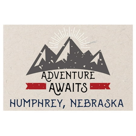 Humphrey Nebraska Souvenir 2x3 Inch Fridge Magnet Adventure Awaits Design