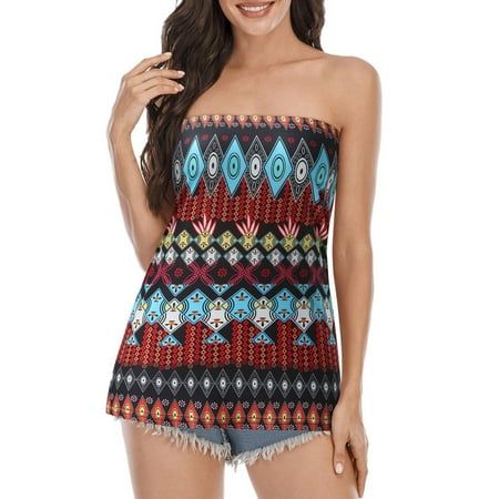 QYZEU Womens Tunic Tops To Wear With Leggings Short Sleeve Running Shirts Women Womens Bandeau Top Strapless Sleeveless Bandeau Pleated Corset Crop Camisole T Shirt
QYZEU Womens Tunic Tops To Wear With Leggings Short Sleeve Running Shirts Women Womens Bandeau Top Strapless Sleeveless Bandeau Pleated Corset Crop Camisole T Shirt