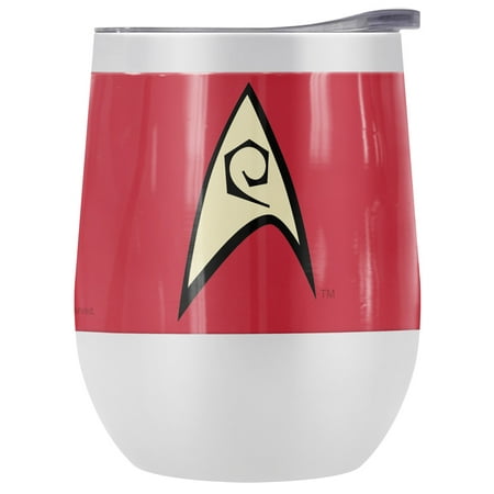 Star Trek Official Engineering Uniform 12 oz Stemless Tumbler Stainless Steel Travel Cup|Lake Tumbler|Insulated with Leak Resistant Slide-Lock Lid
Star Trek Official Engineering Uniform 12 oz Stemless Tumbler Stainless Steel Travel Cup|Lake Tumbler|Insulated with Leak Resistant Slide-Lock Lid