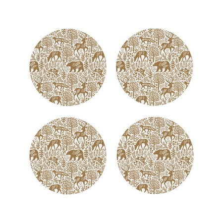 Coasters Set of 4 - Bohemian Deer Bear Rabbit Tree_A Drink Coasters for Tabletop Protection Leather Coasters for Living Room Decor and Housewarming Gift Round Shape
Coasters Set of 4 - Bohemian Deer Bear Rabbit Tree_A Drink Coasters for Tabletop Protection Leather Coasters for Living Room Decor and Housewarming Gift Round Shape